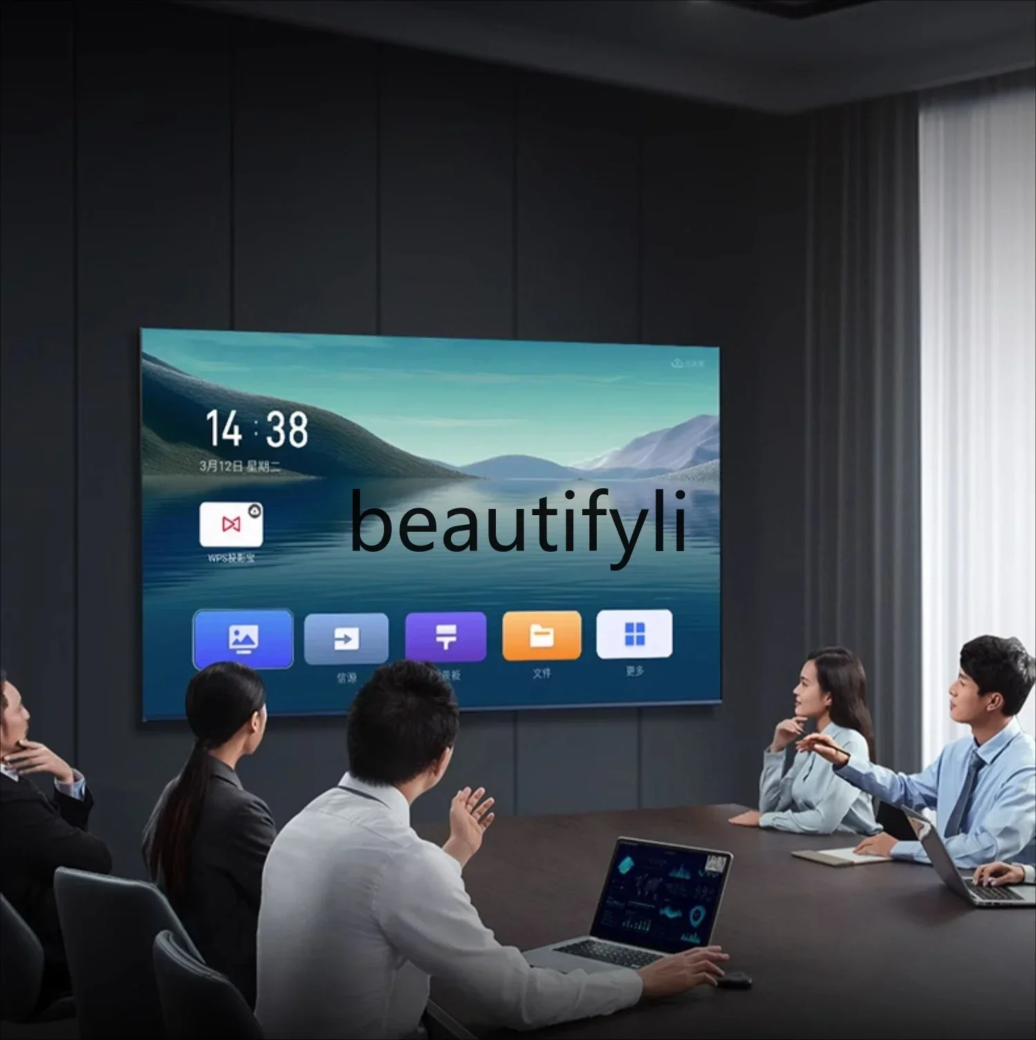 شاشة تلفاز LCD بشاشة مسطحة عالية الألوان ، 65 بوصة ، 1.3 هرتز ، 3 جيجابايت + 64 جيجابايت ذاكرة كبيرة