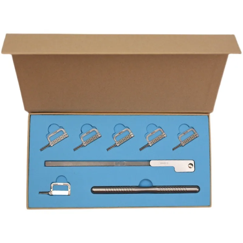 

1 Set Orthodontic Double Sided Polishing Strip Kit Dental Interproximal Enamel Reduction IPR Almighty Dentist Accessory 1 kit