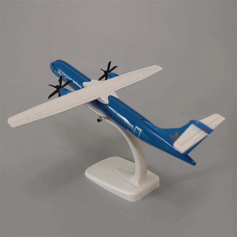 Metal Airplane Vietnam Airlines ATR 20cm Alloy Diecast Plane Model Aircraft 1/400 Scale With Wheels Enthusiasts Collection Gift