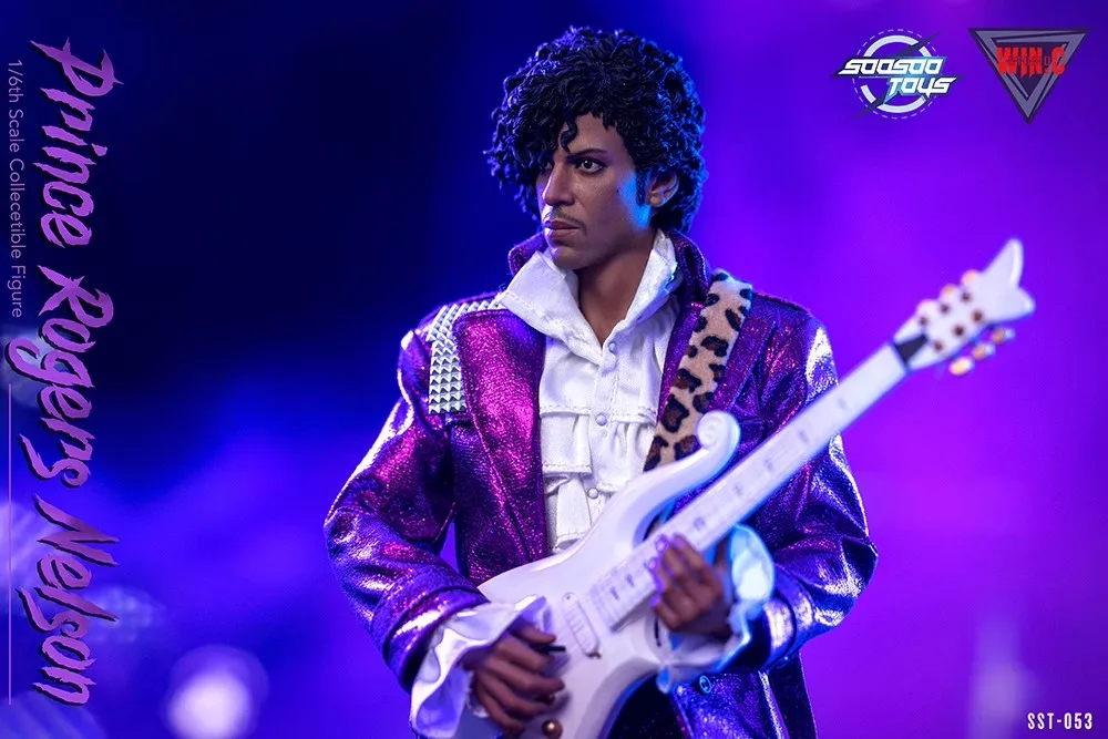 1/6 Soosootoys SST053 Przystojny facet mężczyzna piosenkarz książę z platformą gitarową koncert pełny zestaw ruchoma figurka prezent dla fanów