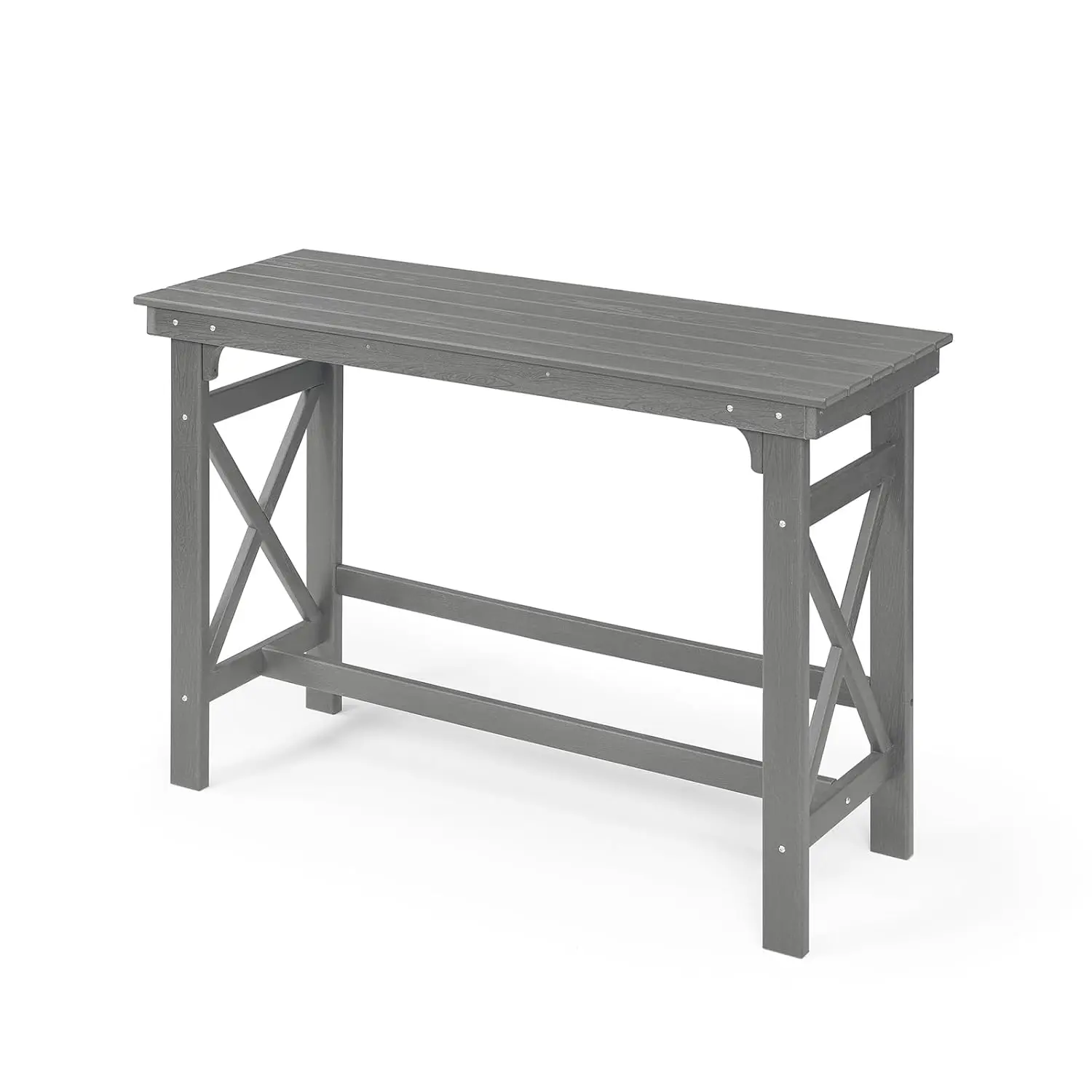 

#41" HDPE Bar Table All Weather Counter Height Balcony Deck Poolside, Customized