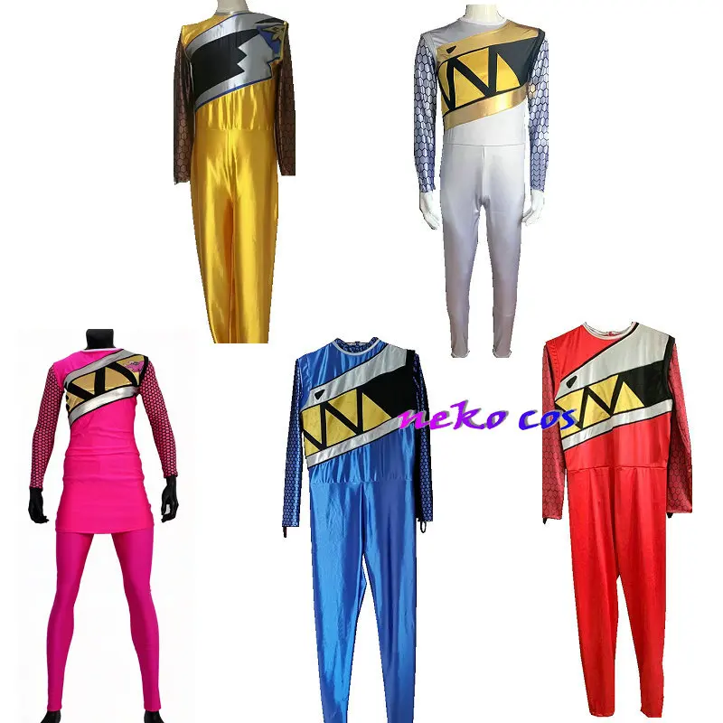 Костюм для косплея Nekocos Zyuden Sentai Kyoryuger, боди, индивидуальный размер