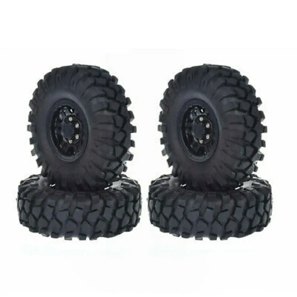 

4pcs 1.9" Wheels Rims and Tires for Axial SCX10 D90 RC Crawler Car Tyre