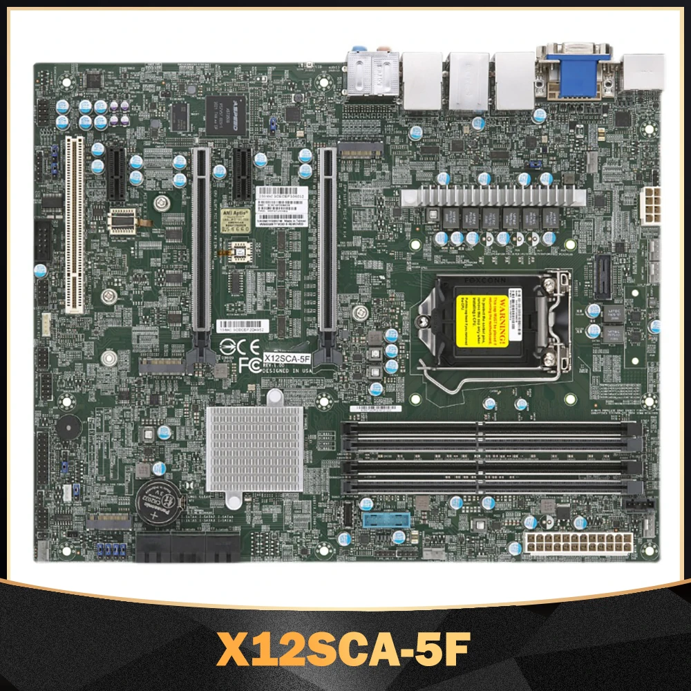 X12SCA-5F for Supermicro Motherboard LGA-1200 PCI-E 4.0 DDR4