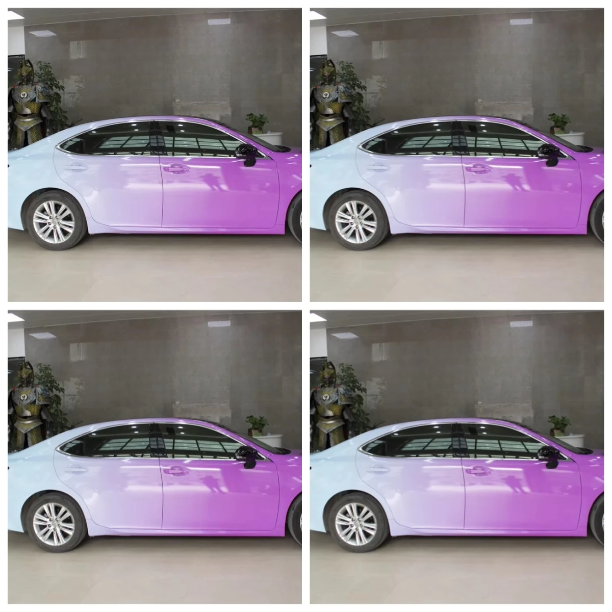 Hot-Selling PVC Custom Car Wrap Printing Stickers Gradient Design Artistic Car Wraps & Color-Changing Films