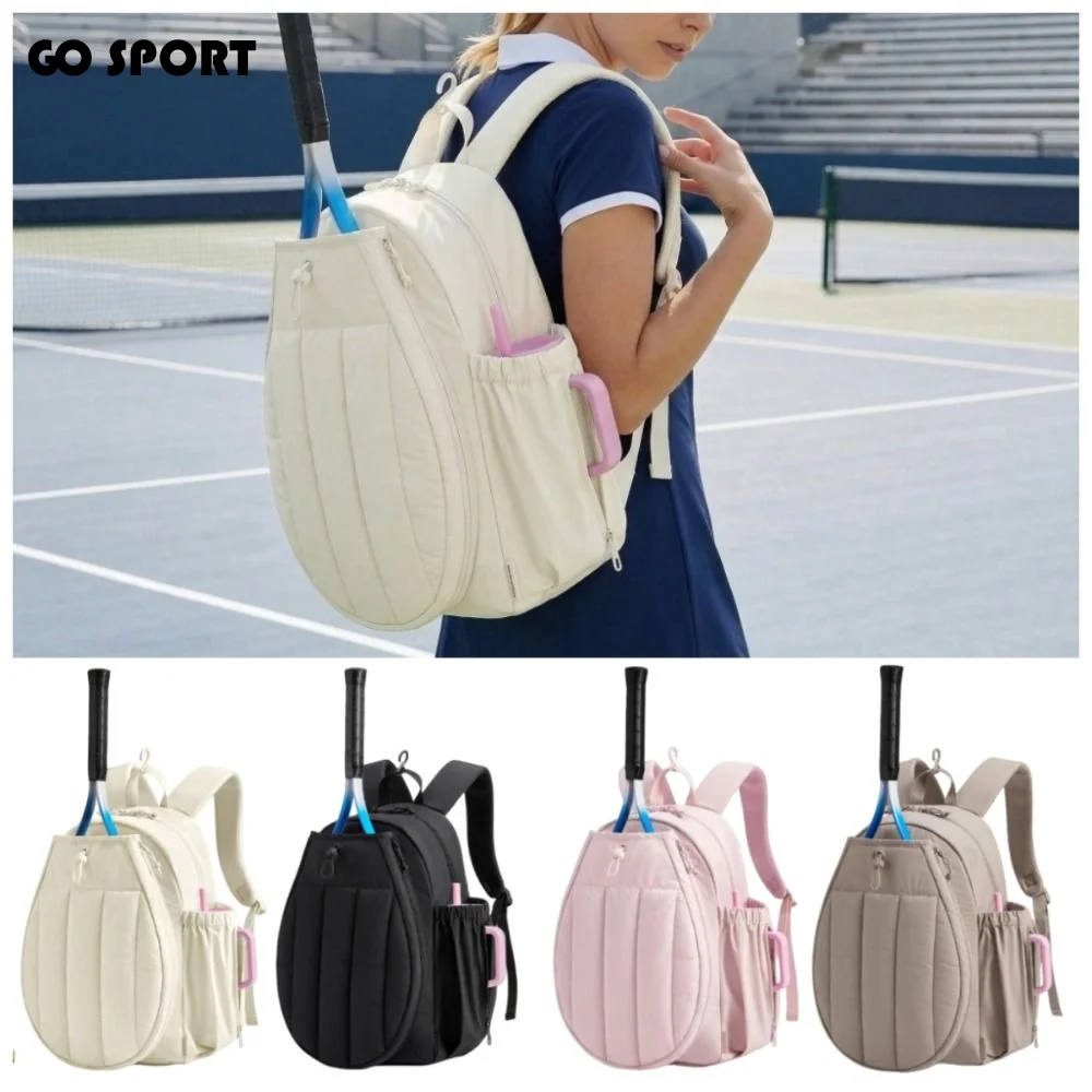 

Рюкзак для теннисных ракеток большой вместимости, регулируемый, водонепроницаемый, 20 л, однотонный, для спорта и фитнеса, дорожный