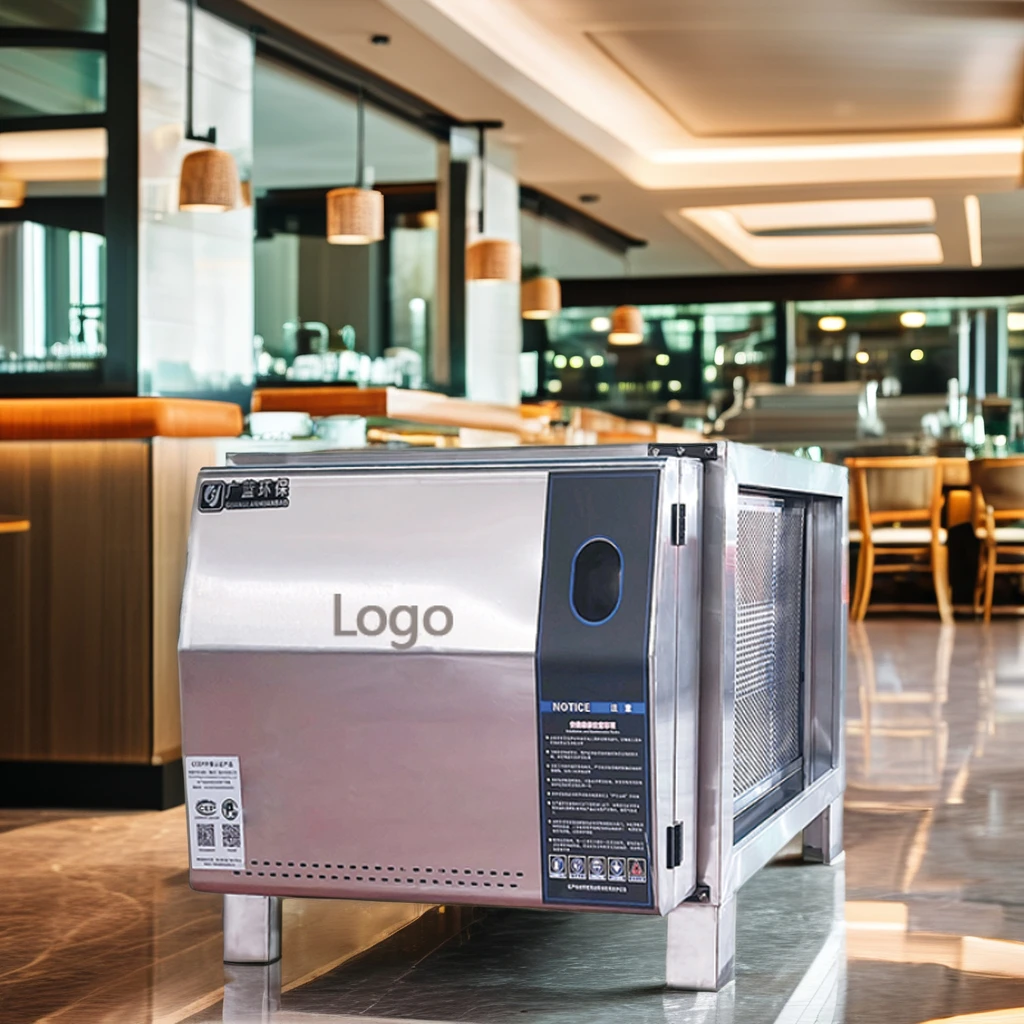 

Коммерческая кухня, электростатический эпилятор из нержавеющей стали, используемый для вытяжки дыма в ресторане отеля