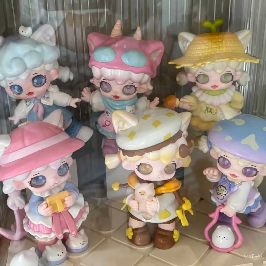 

For Fans Collector Genuine Mioco Blind Box Cute Doll Anime Figure The Four Seasons Magic Toy Collection Set Plush Doll Gift