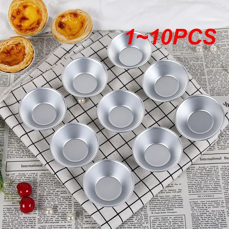 재사용 가능한 알루미늄 합금 에그 타르트 몰드 베이킹 액세서리, 쿠키 푸딩 몰드, 월병 몰드 베이킹 도구