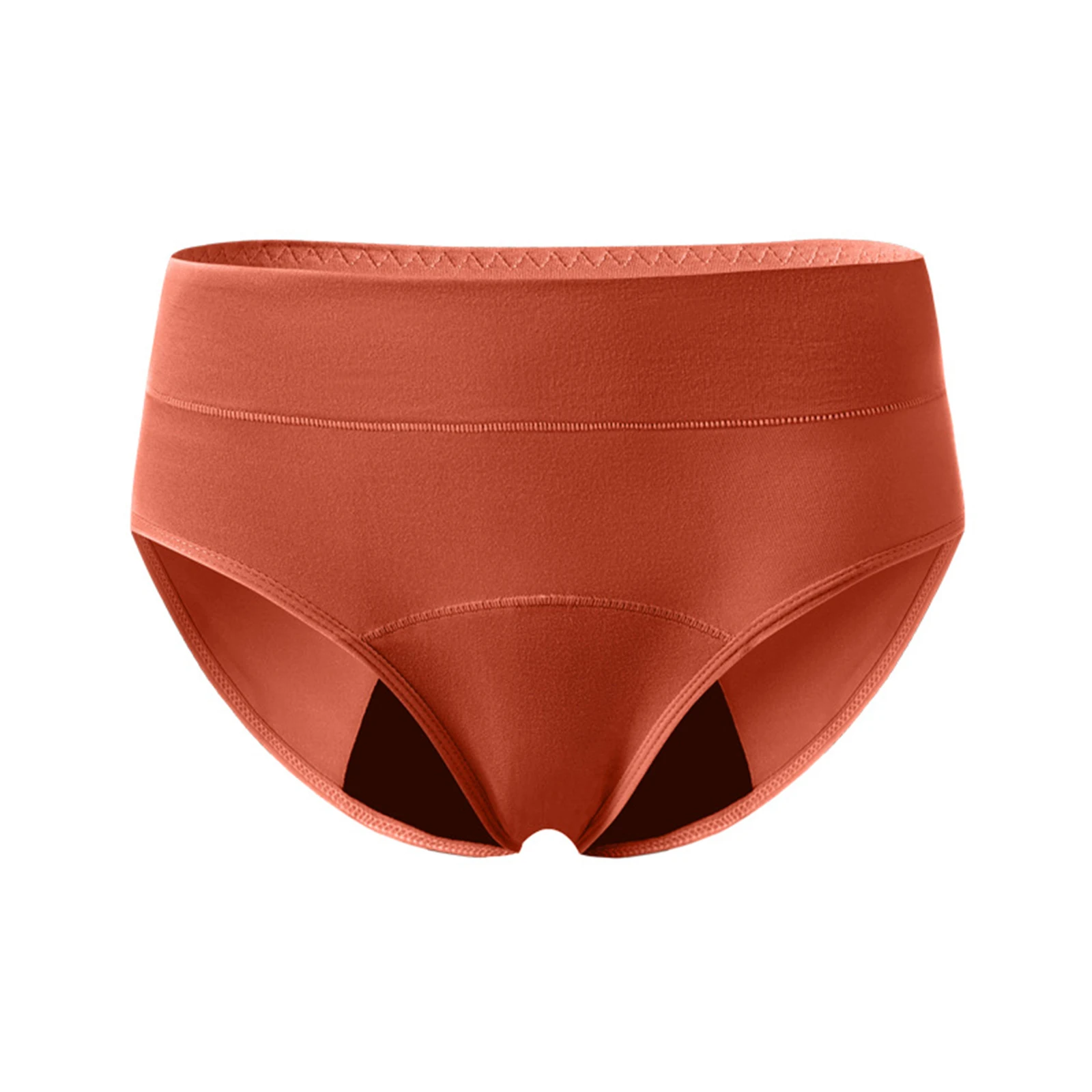 Women Period Panties Breathable Mid Waist Leakproof Briefs Comfortable Tummy Control Underwear for Girls Reusable Menstrual - view 5
