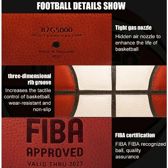 GG7X FIBA Offizielle Größe Match Molten GG7X/GL7X/GP7X/GT7X/GM7X/GW7/GF7X/GS7X/GG6X/GM6X/GW6/GG6/GG5/GW5 Größe 7 6 5 Basketball