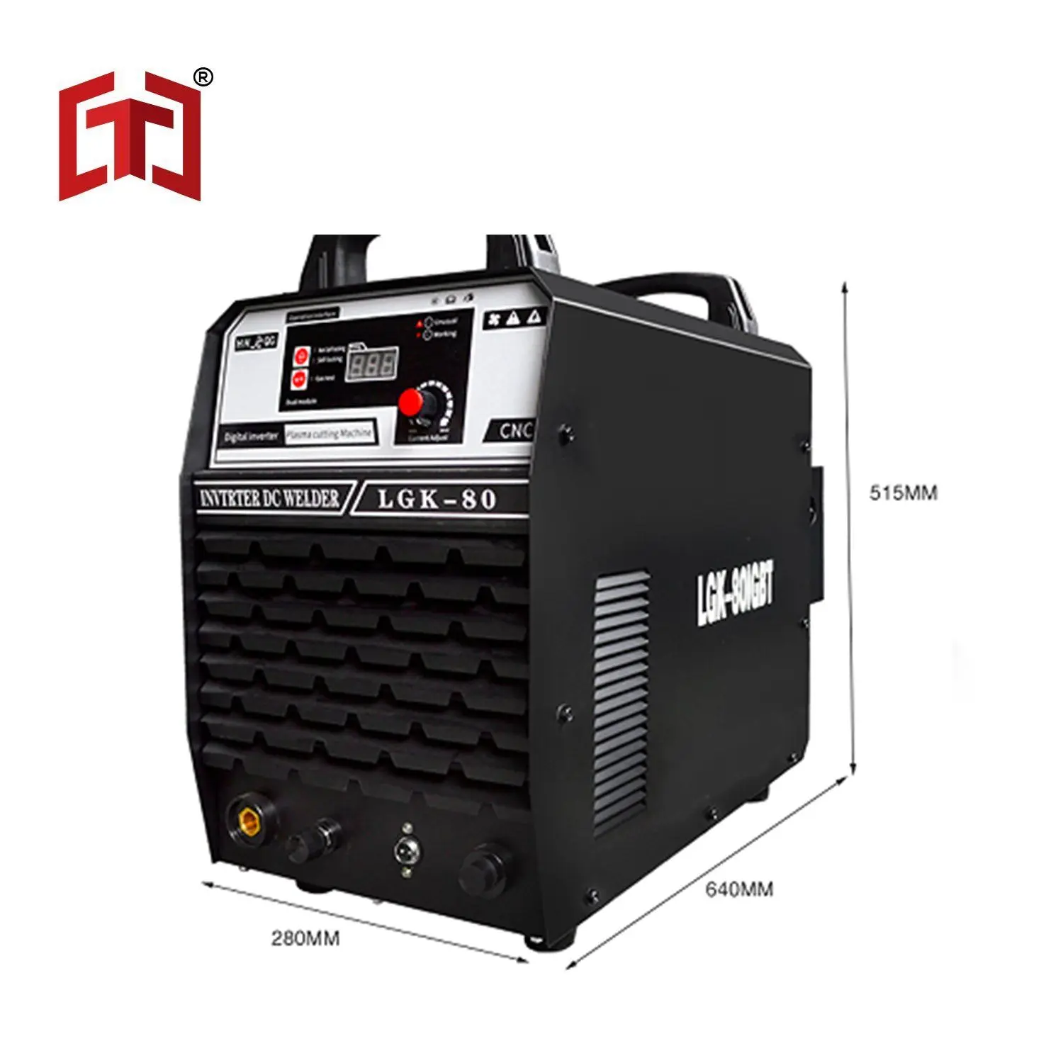 آلة مصدر قطع البلازما TLF Lgk-80IGBT تستخدم 80A 380V 3-Phase