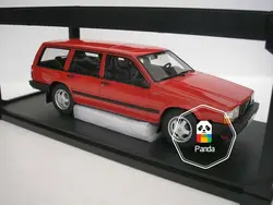 Cult 1/18 Volvo Regal Station Wagon Model Ornament Volvo 740 Turbo 1988 Red Collectible Ornament Miniature Gifts