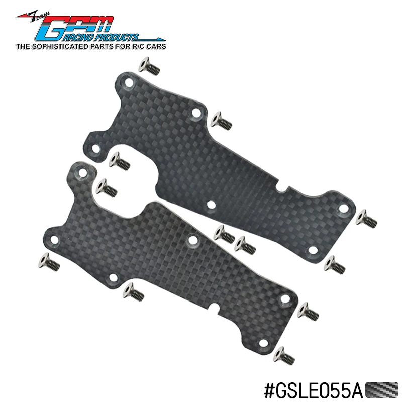 GPM Carbon Fibre Dust-Proof Protection Plate For Front/Rear Suspension Arm For TRAXXAS 1/8 Sledge -95076-4