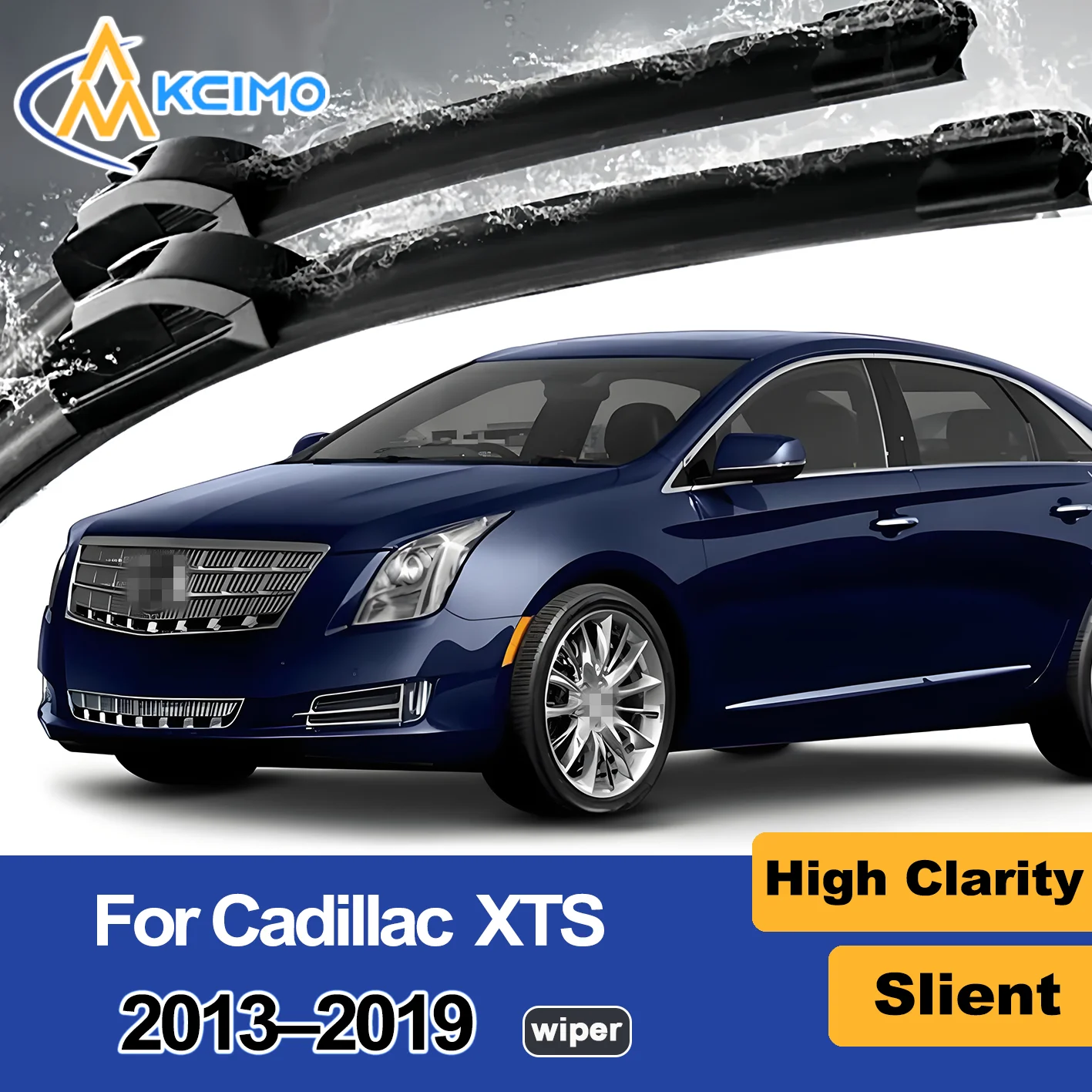 

2PCS New Front Windshield Wiper Blade for Cadillac XTS 2013-2019 Front Windshield Auto Wipers Blade Accessories 2019 2018 2017