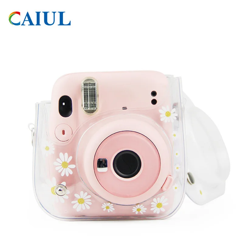 Suitable for Polaroid mini12/11/9/8/40 Transparent Daisy Camera Bag PVC Storage Bag Photography Protection