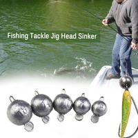 3g-14g 10pcs Fishing Cheburashka Sinker Fishing Accesories Universal Swivel Head Weighted Lead Fishing Set Fishing Tools 2025