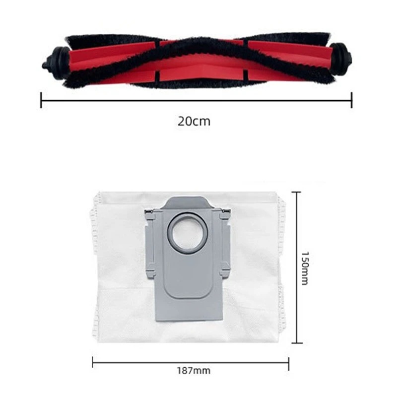 فرشاة رئيسية كيس لجميع الغبار أدوات التنظيف المنزلية اكسسوارات جهاز آلي لتنظيف الأتربة الملحقات مناسبة ل Roborock Q5