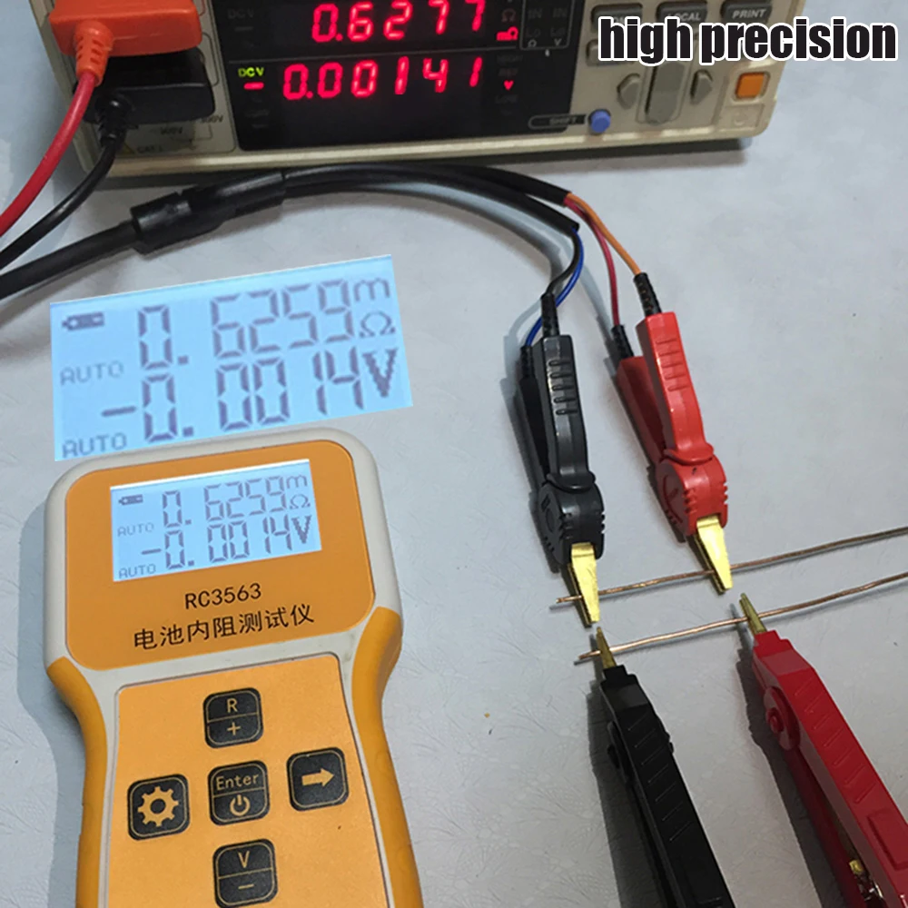 RC3563 Battery Voltage Internal Resistance Tester High-precision Trithium Lithium Iron Phosphate 18650 Battery Tester Ohmmeter