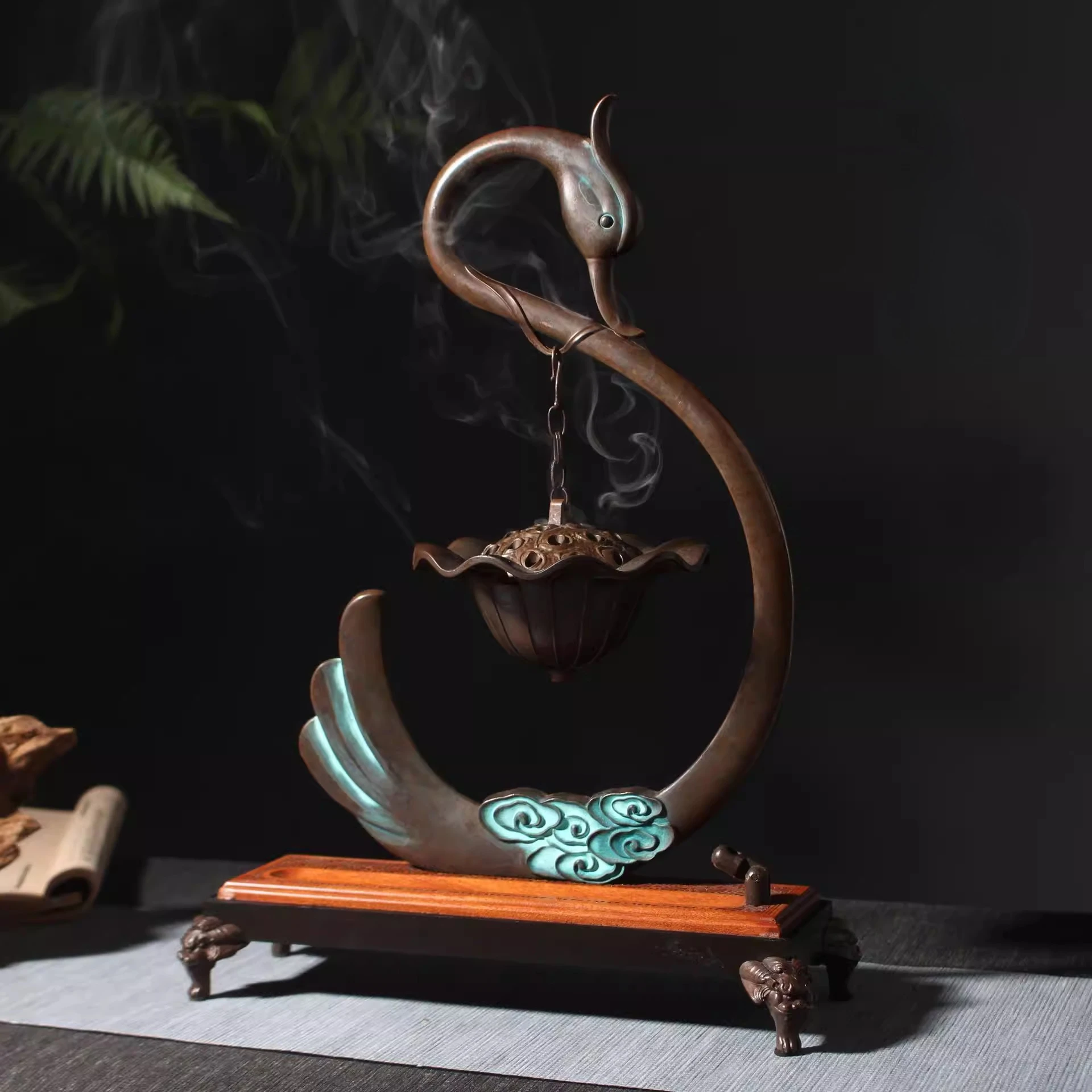 Fashionable Incense Burner Portable For Home Decoration Incense Burner Modern Vertical Small Soporte Incienso Home Fragrance