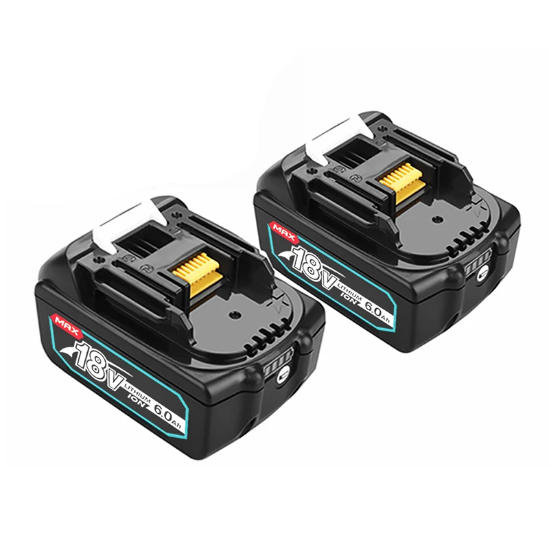 100% Оригинальный Makita 18 в 6000 мАч перезаряжаемый аккумулятор для электроинструментов со светодиодом Li-Ion Замена LXT BL1860B BL1860 BL1850 BL 1830