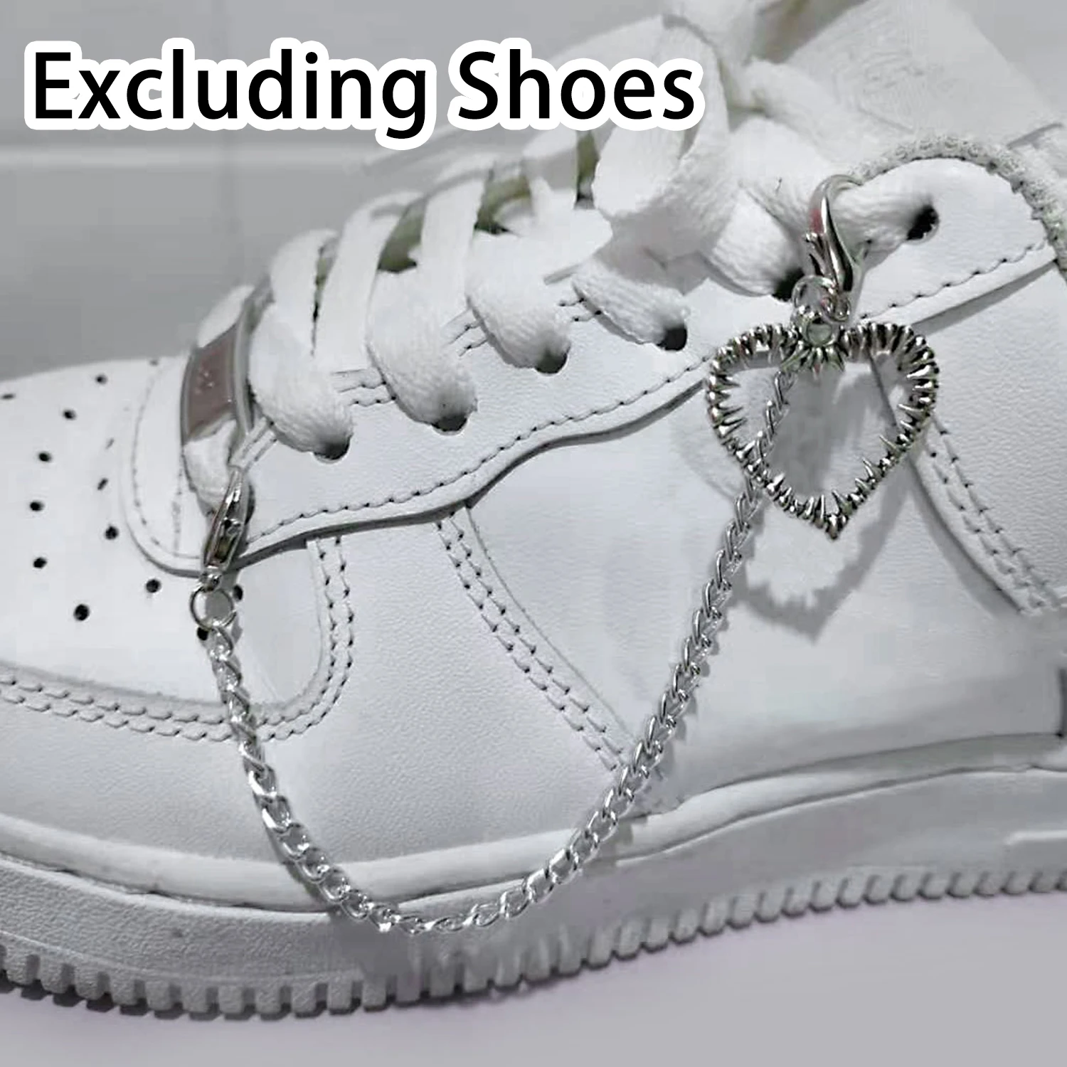 1 PC Tassel Pendant Boot Shoe Chain Sneakers Jewelry Women Men Trendy Sports Shoes Chain Jewelry