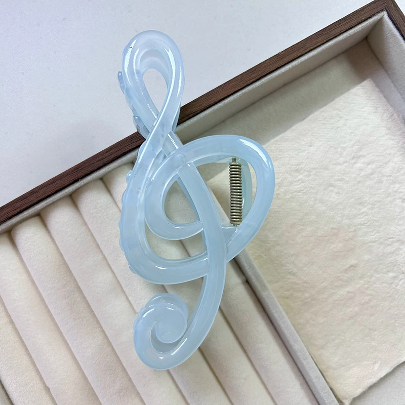 Fashion Creativity Musical Note Shape Hair Claw Clips Sweet Style Minimalist Shark Clip Headwear Hairpins Hair Accessories Gift