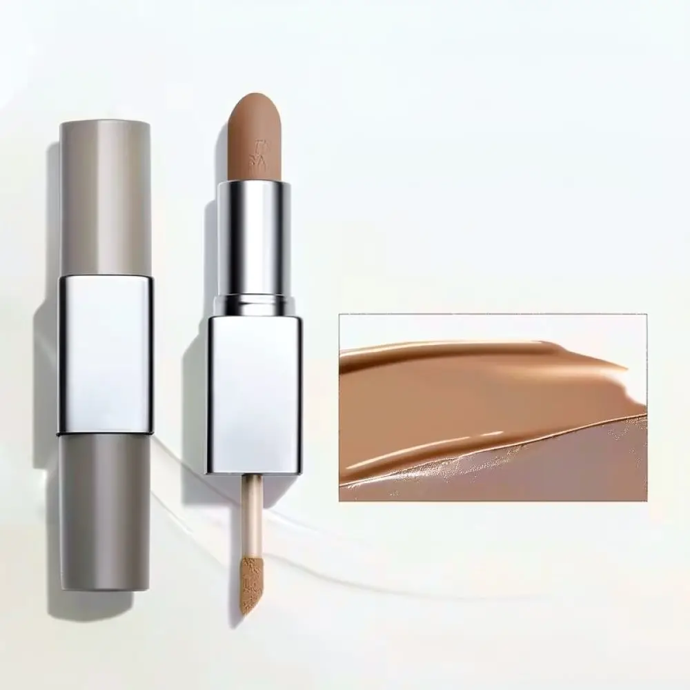 Face Contour Stick Highlight And Shadow Duo Cream Smooth Texture Long Wearing Makeup Tool For Perfect Shaping