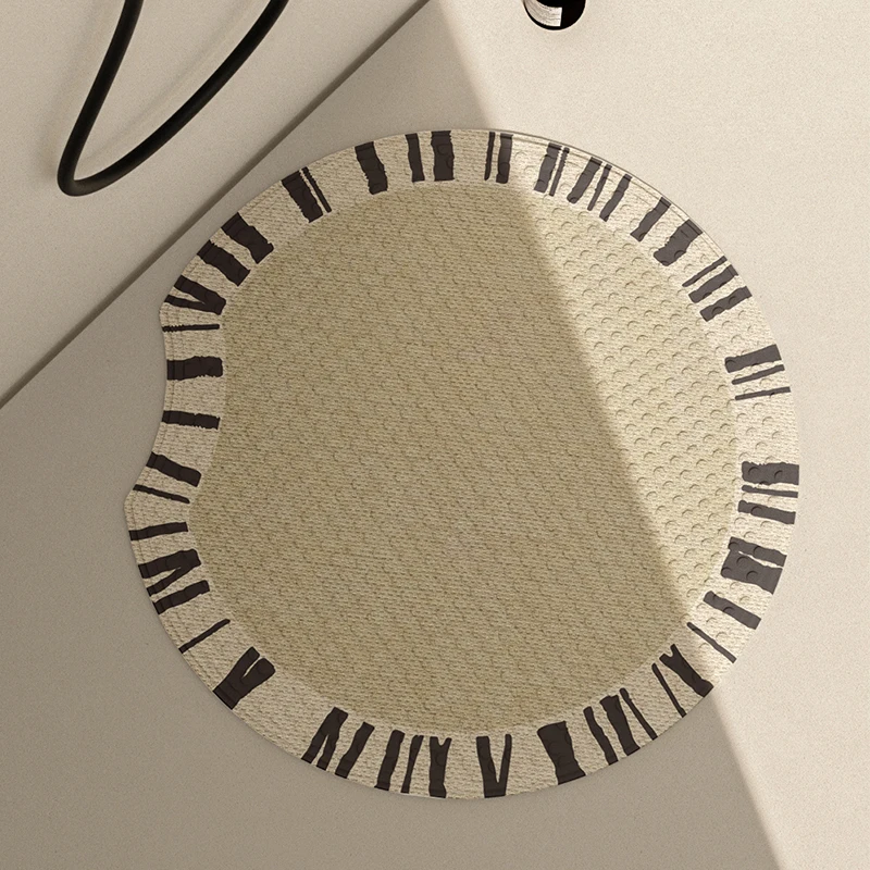 

Коврик для ванной комнаты с рисунком зебры, круглый, из ПВХ, с присосками, противоскользящий, водонепроницаемый, для домашнего использования