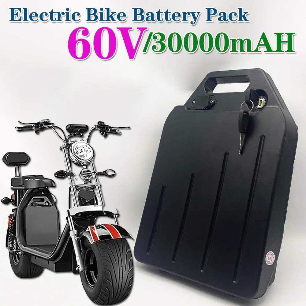 

For Harley two wheel foldable Citycoco Lithium Battery 60V 20Ah 500W- 2400W Electric motorcycle Waterproof charger