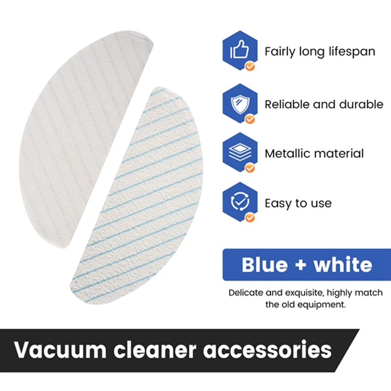 وسادات تنظيف بديلة لـ Ecovacs DEEBOT OZMO T9 Series T8 Series T8 AIVI T8 Max N8 Pro Plus Robot Vacuum