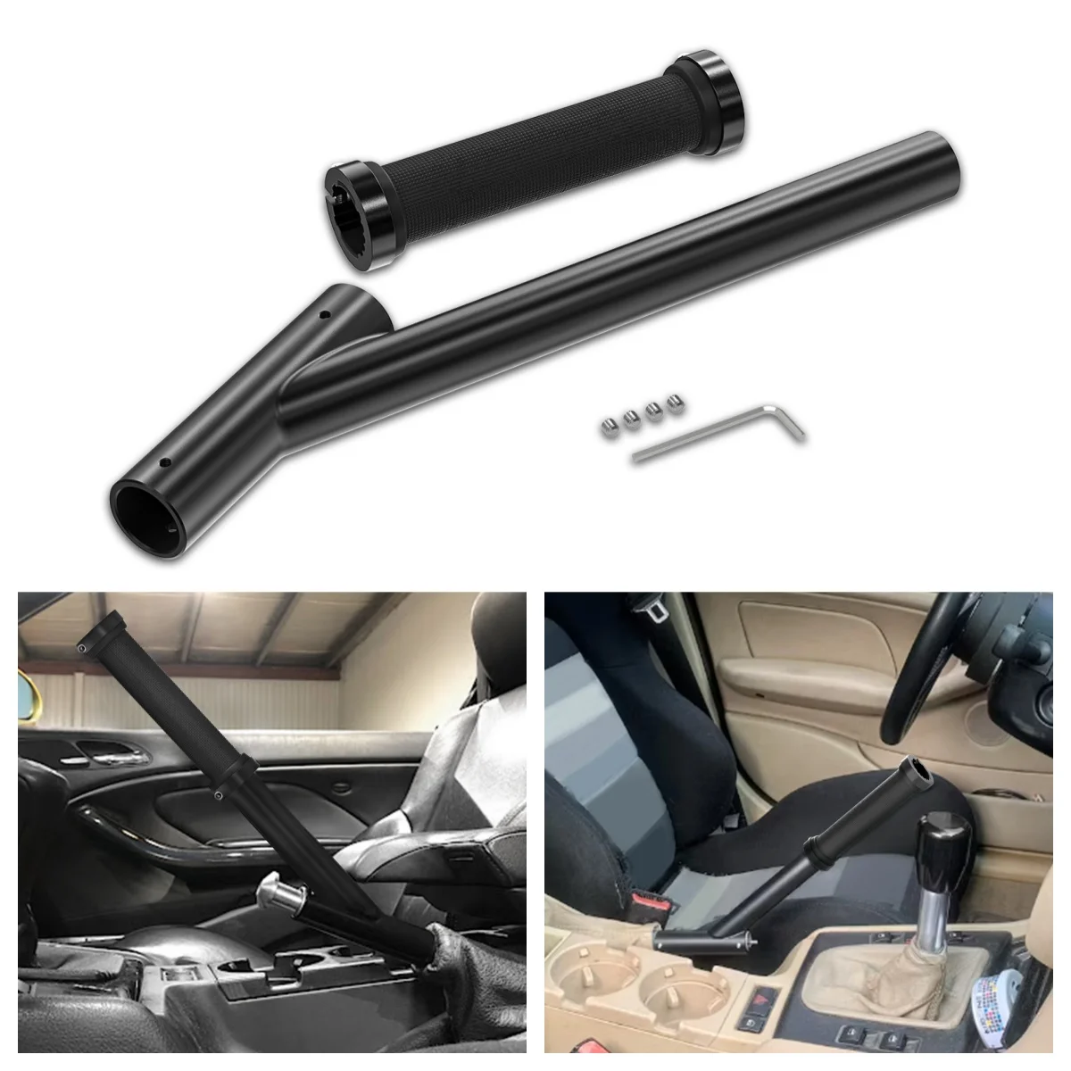 BEVINSEE Drift Handbrake Extension Riser Kit for BMW E30 E36 E46 M3 – Handbrake Lever Extender
