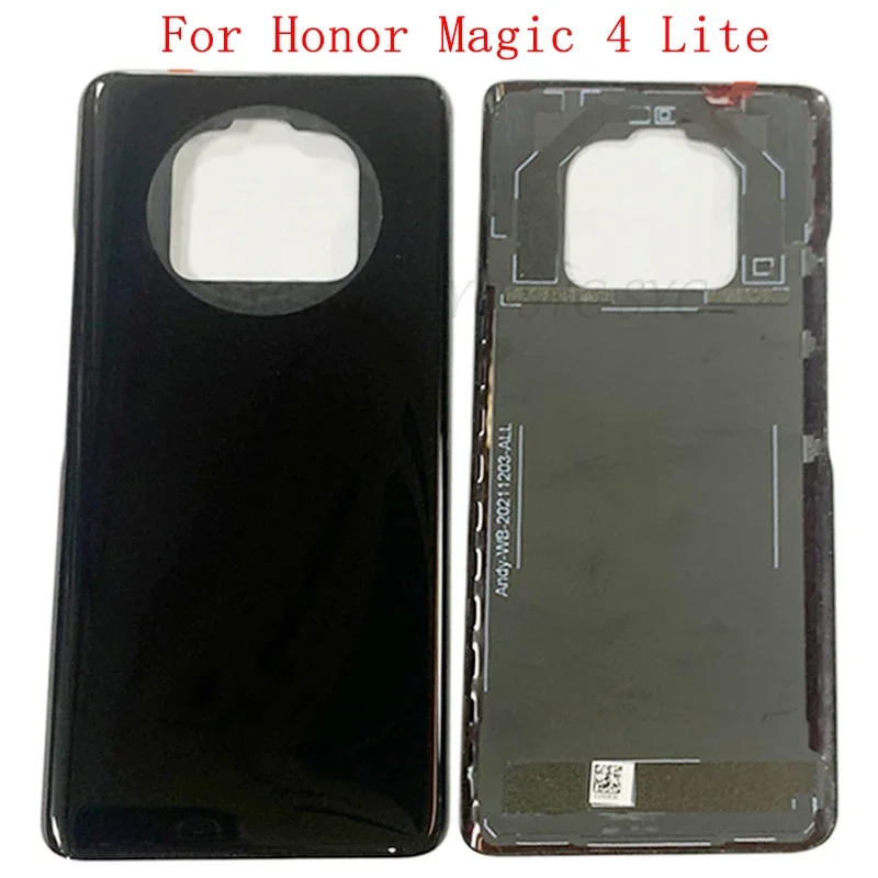 

Back Cover Battery Door Case Housing For Honor Magic 4 Lite Rear Cover with Adhesive Sticker Logo Repair Parts