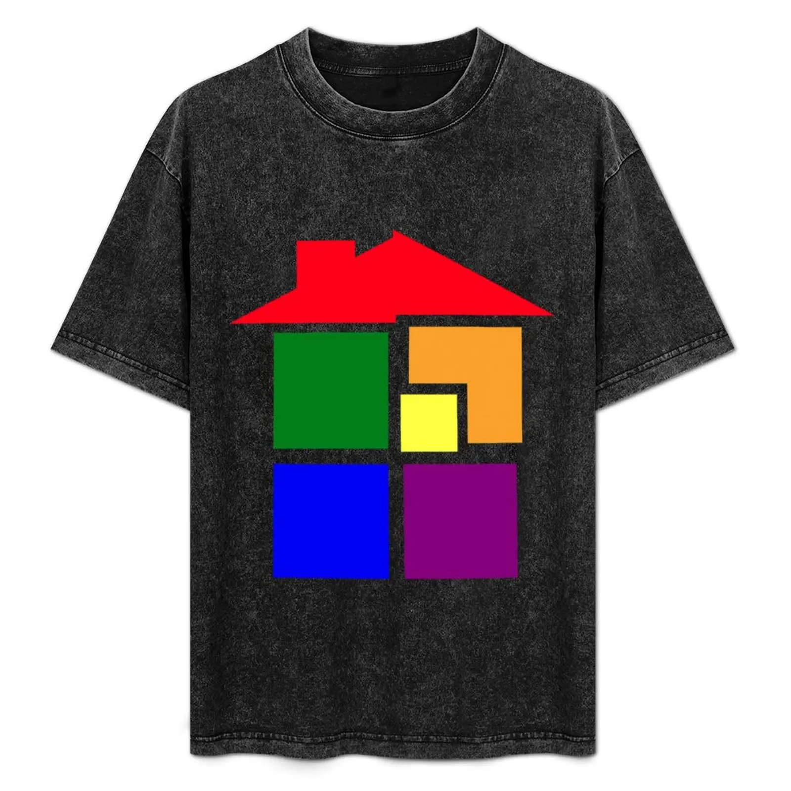 

Rainbow Sburb Logo T-Shirt aesthetic clothes street wear rapper graphic tees Men's t-shirt