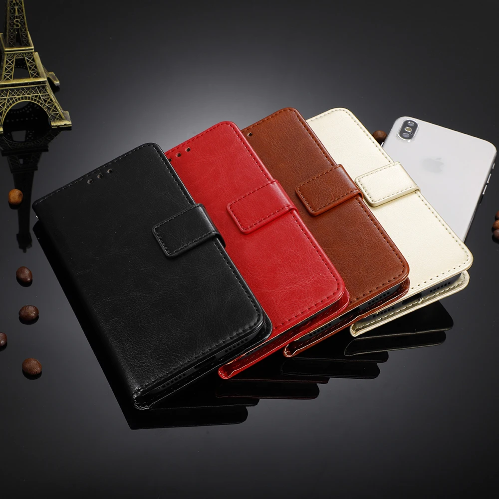 Mobile Phone Case For Xiaomi Poco C65 Case 2024 New Plain Flip Leather Cover on Xiaomi Poco C65 Cover Phone Bag