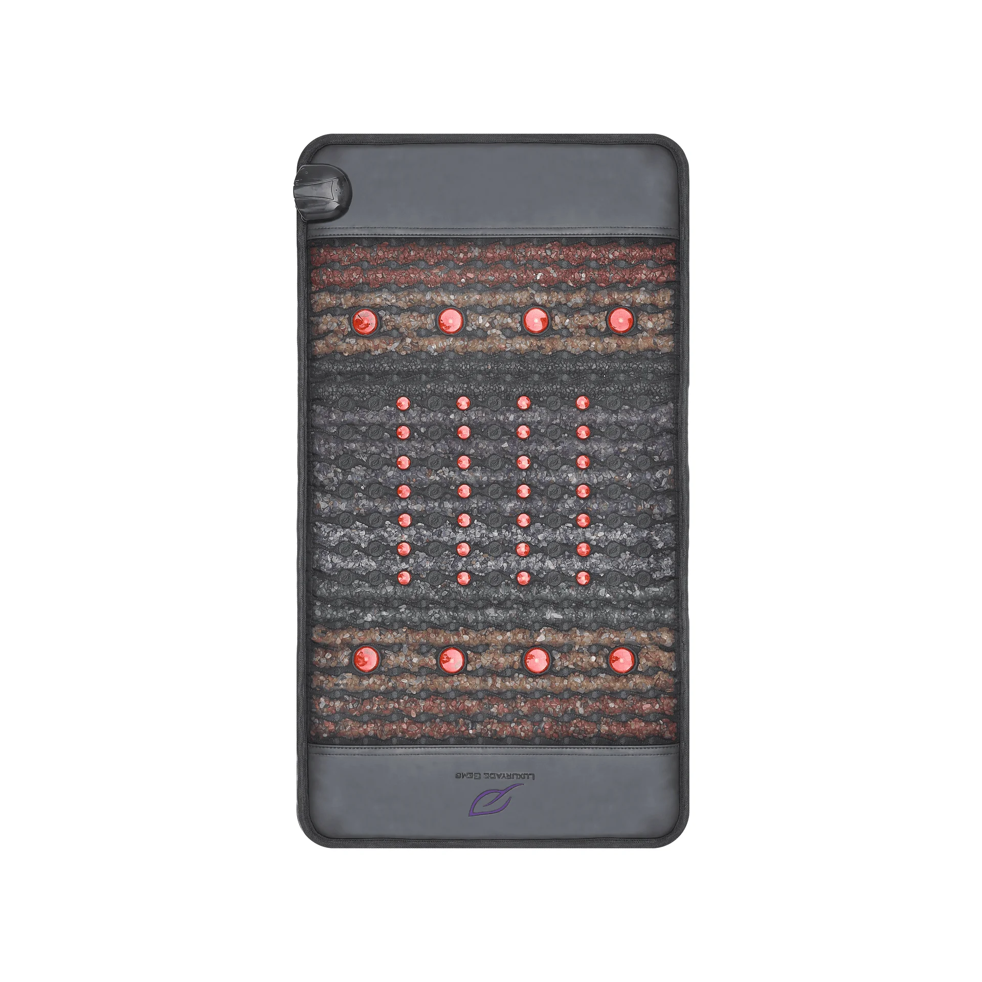 

Роскошный био-коврик B85 PEMF с кристаллами чакры, аметист, фотон, красный свет, терапевтическая подушка, инфракрасный турмалин, нефритовый массажный матрас