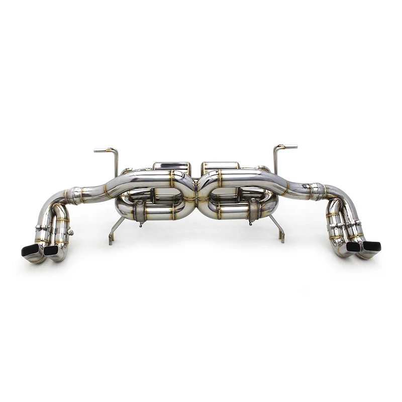 

OEM Vacuum Valve Exhaust Pipes For Audi R8 V10 5.2 2017-2019 Muffler Stainless Steel Performance Catback Deep Sounds