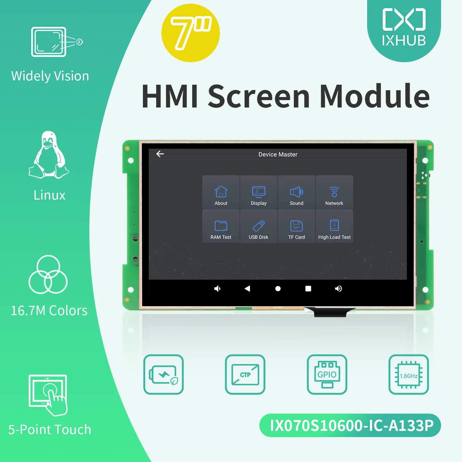 IXHUB HMI Intelligent Display 7