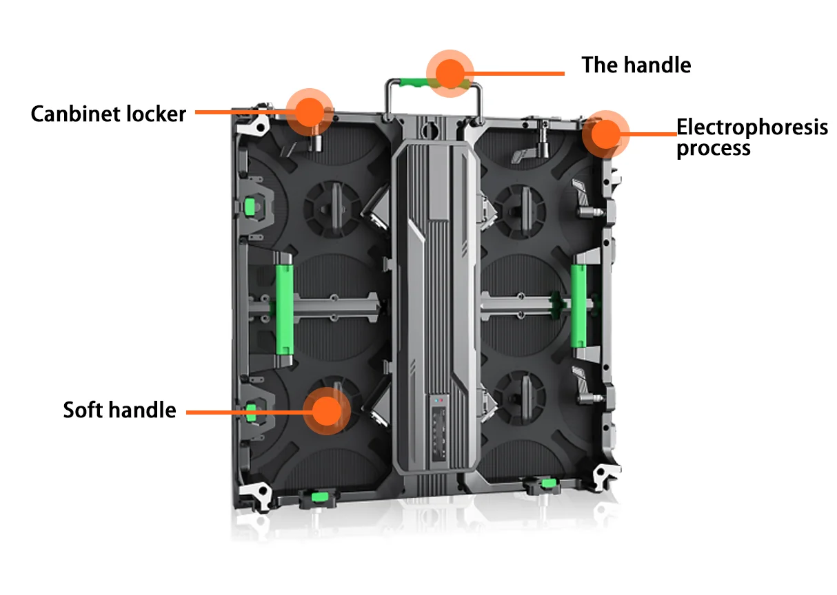 P3.91 P2.9 Vivid Color LED Screens: Perfect for Outdoor Advertising Easy Disassemble and Install