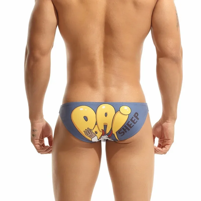 Sexy Low-waisted Men Bikini Swimwear Swimming Briefs Quick Dry Breathable Swimsuit Board Shorts Sport Swim Surfing Bathing Suit