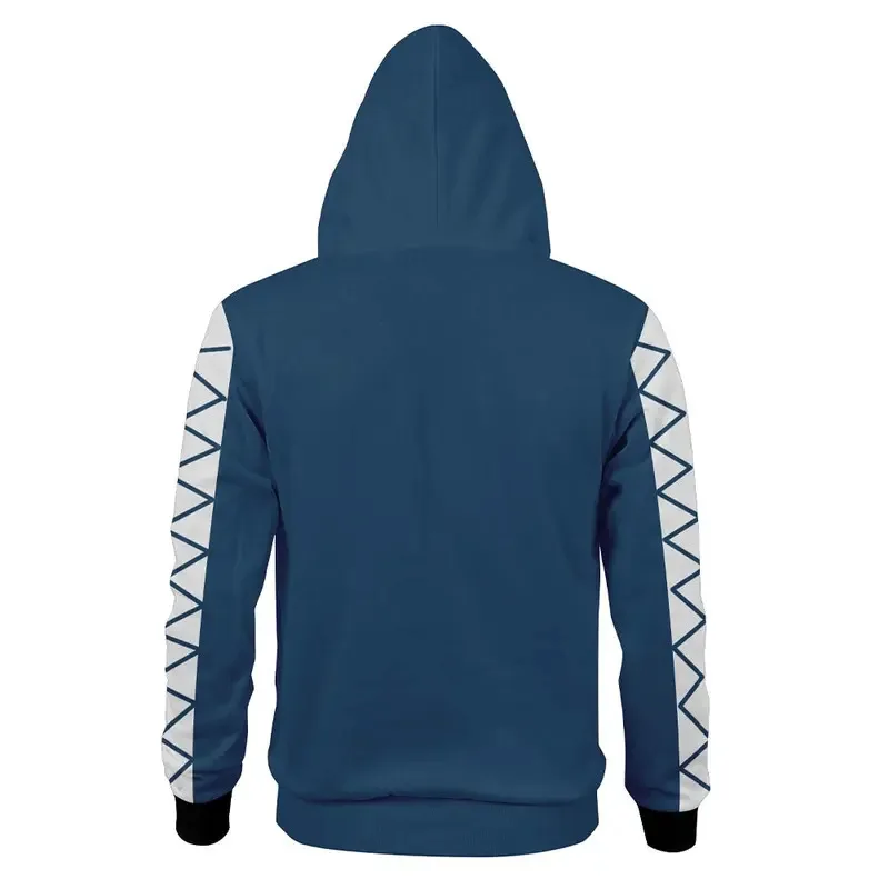 Twisted-Wonderland Cosplay Sudadera con capucha Hercules Idia Shroud Chaqueta con cremallera Sudadera Abrigo