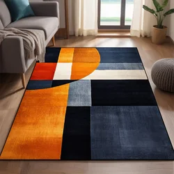 Modern Nordic Style Carpet for Rooms Washable Large Living Room Carpet Color Coffee Tables Mat Non-slip Cloakroom Decor Rugs 러그
