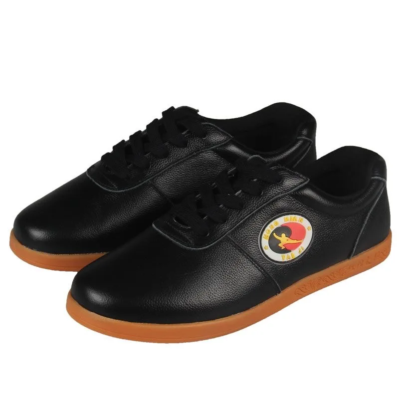 Profesjonalne buty treningowe do sztuk walki unisex wygodne buty Tai Chi męskie oryginalne skórzane buty Kung Fu unisex buty Wushu