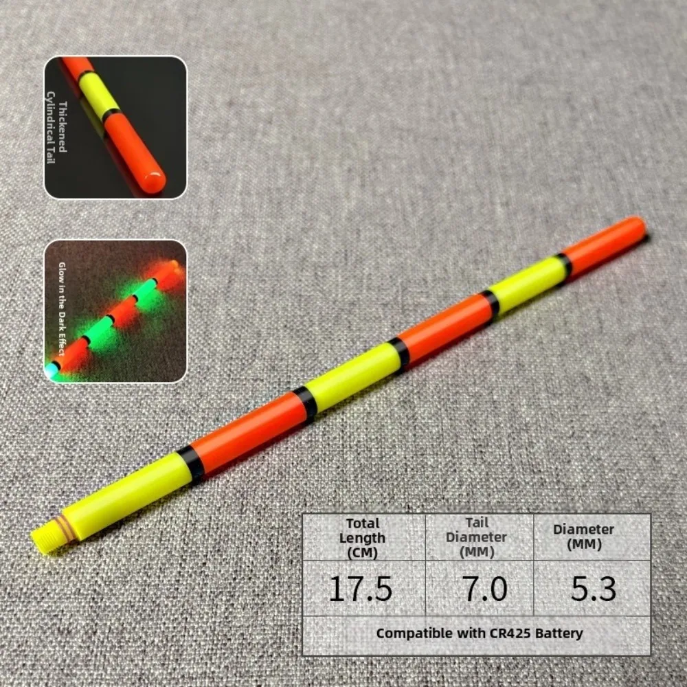 Optical Fishing Floats Eye-catching DIY LED Electric Bobbers Light Sticks 360-degree rotation Luminous Light Sticks