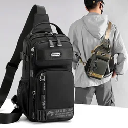 Multifunction Men Chest Bag Backpack Fashion Messenger Handbags Waterproof Crossbody Phone Pocket Shoulder Sling Male Bags