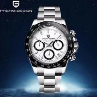 Nuevo Reloj PAGANI DESIGN 1644 de 40mm para Hombre, cronógrafo multifunción con cristal de zafiro, Reloj de cuarzo resistente al agua 100M para Hombre, Reloj para Hombre