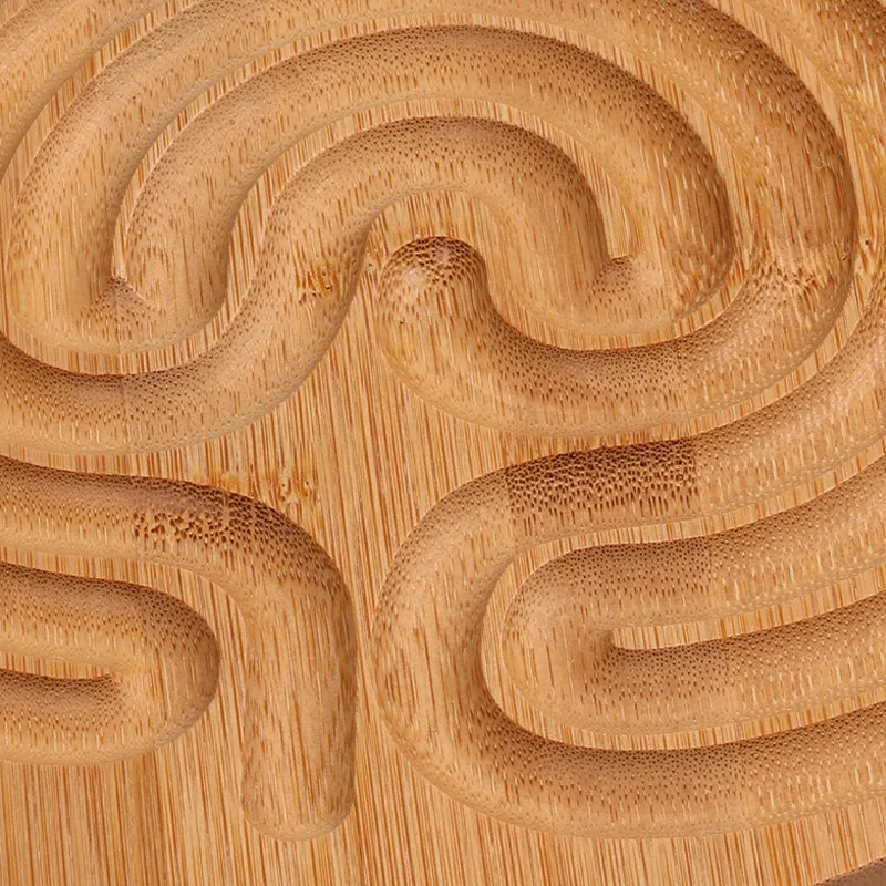 Bamboo Wooden Labyrinth Board Game Brain Teaser Puzzels Educación Montessori Hand Eye Coordination Smart Games Jeu De Société