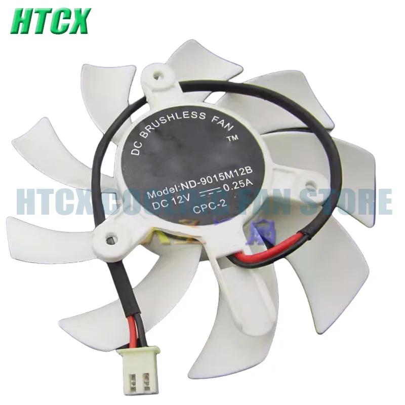 Original ND-9015M12B DC12V 0.28A Two Lines Cooling Fan for GTS250 GTS450 GTX550Ti Graphic Card