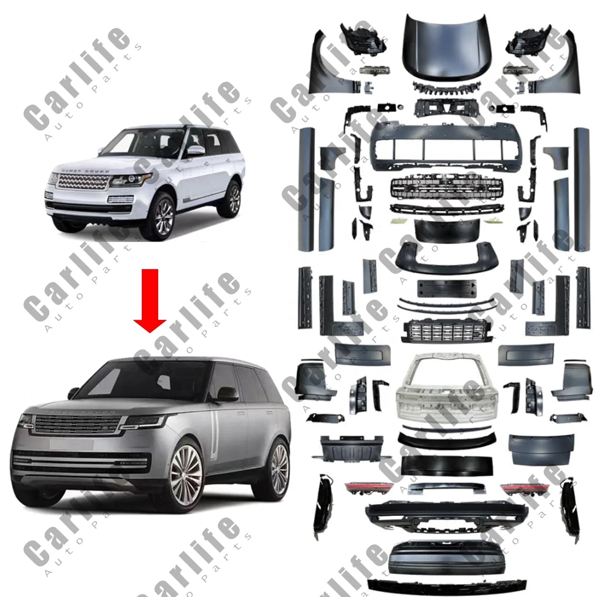 Car body kits for Land rover range rover vogue L405 2013 2014 2015 2016 2017 year changed to 2023 new model