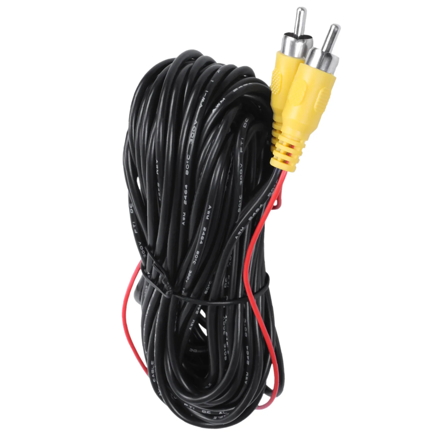 Reverse Rear View Parking Camera Video Extension Cable Car Wire, 10 m